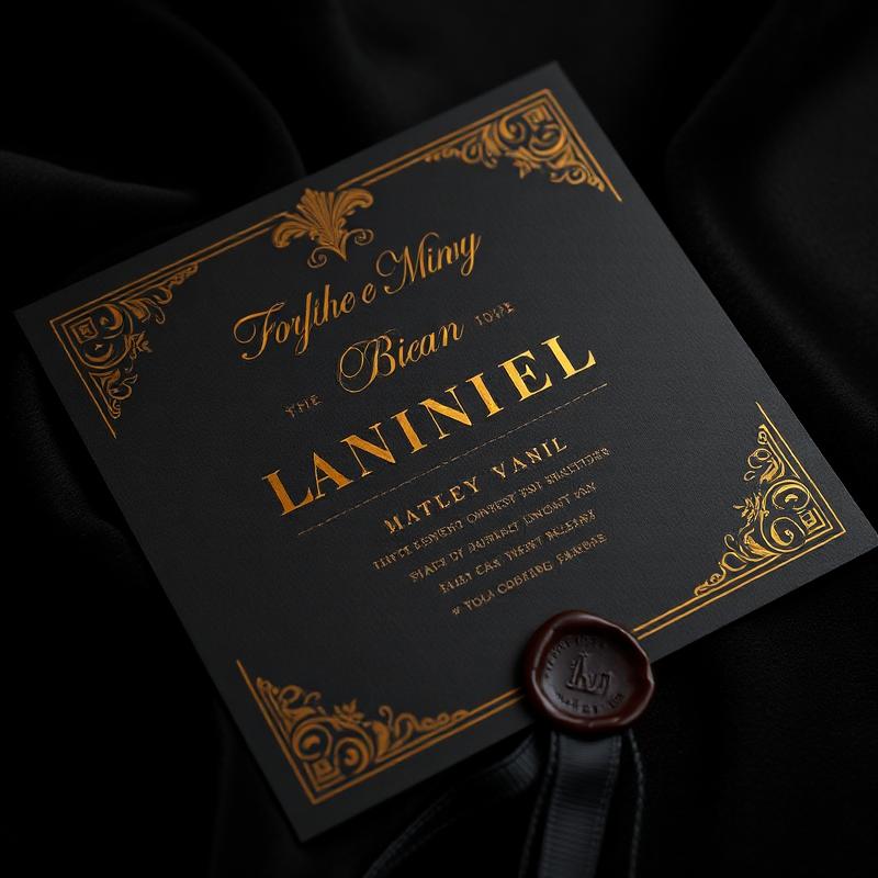 Sunset Dreams — Premiere Invitation Card